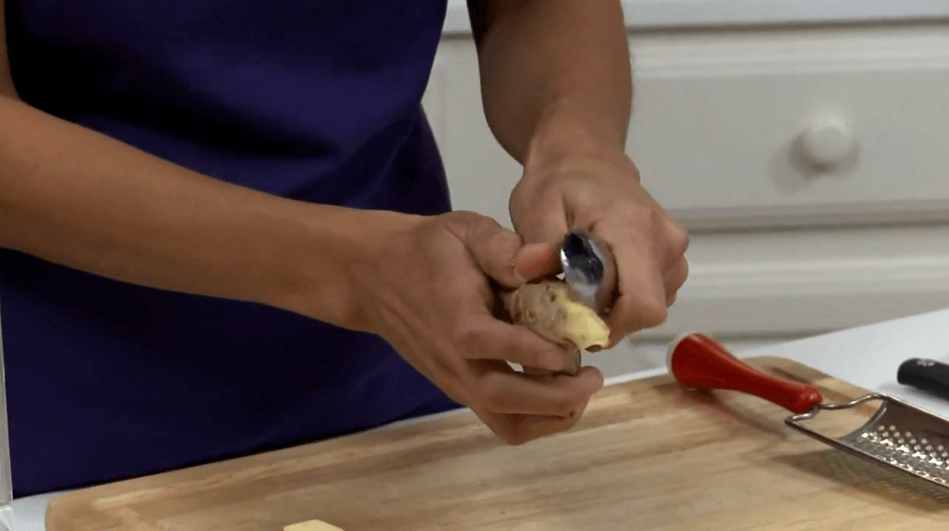 How to Peel Fresh Ginger Root